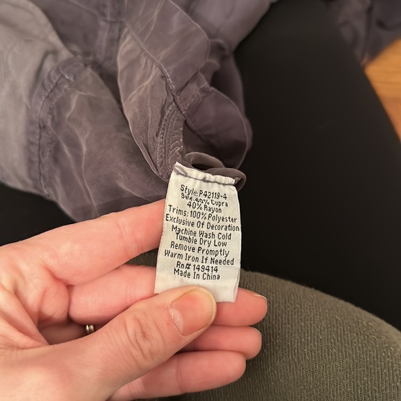 JOHNNY WAS • NWOT EMBROIDERED FLOWER MILTON CUPRA JACKET SIZE SMALL - Picture 6 of 7